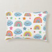 Coussins Décoratifs Arc-en-ciel mignon (Dos)
