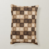 Coussins Décoratifs Arc géométrique aztèque moderne boho marron (Dos(Vertical))