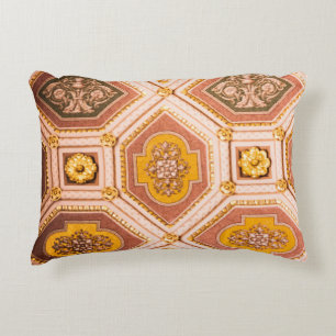 Coussins Décoratifs Architecture hongroise rose jaune