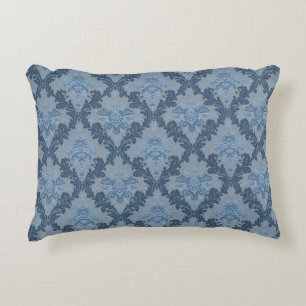 Coussins Décoratifs Ardoise Bleu Foncé Poudre Bleue Douce Élégant Dama