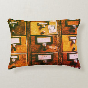 Coussins Décoratifs armoire en bois du catalogue de la carte vintage