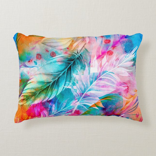 Coussins Décoratifs Arrière - plan Abstrait de taches et de taches d'a (Devant)