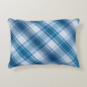 Coussins Décoratifs Arrière - plan en tissu de toile rayé coloré