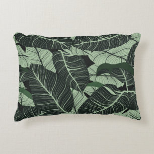 Coussins Décoratifs Arrière - plan feuille de luxe nature. Modèle flor