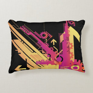 Coussins Décoratifs Arrière - plan tramé technique 7