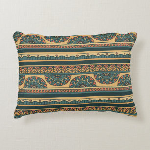 Coussins Décoratifs Arrière - plan Vintage ethnique géométrique tribal