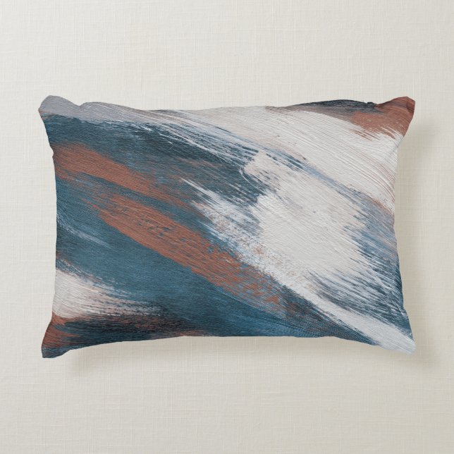 Coussins Décoratifs Art Abstrait : Brush Strokes Versatile. (Devant)