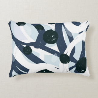 Coussins Décoratifs Art Abstrait : Illustration de peinture transparen