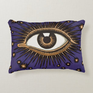 Coussins Décoratifs Art céleste mystique de l'Œil qui voit tout de sty