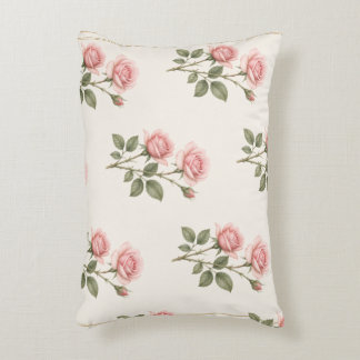 Coussins Décoratifs Art de la fleur de rose, impression de fleur de na