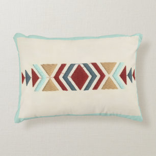 Coussins Décoratifs Art de motif de broderie géométrique marocain pers