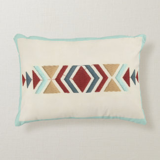 Coussins Décoratifs Art de motif de broderie géométrique marocain pers