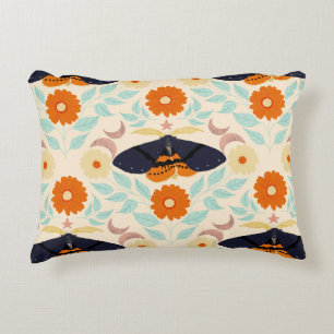 Coussins Décoratifs Art de motif de papillon de nuit Cottagecore Con