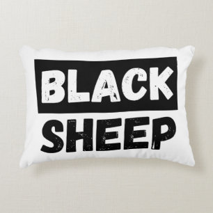 Coussins Décoratifs Art de rue rebelle et audacieux Mouton noir en dét