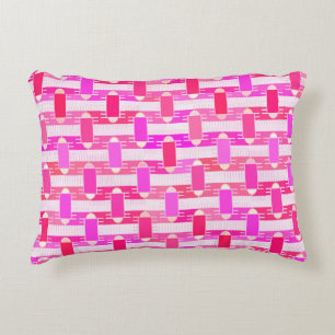 Coussins Décoratifs Art Déco industriel chic - rose, fuchsia, orchidée