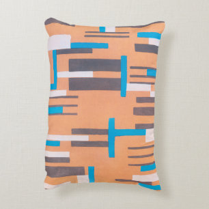 Coussins Décoratifs Art Déco Jazz Pochoir Vintage, Motif Géométrique