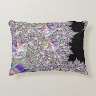 Coussins Décoratifs Art fractal psychédélique funky trippy groovy