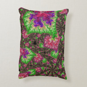 Coussins Décoratifs Art fractal spirale funky bohème groovy