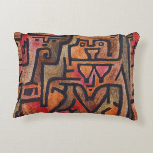 Coussins Décoratifs Art Moderne Expressionniste Abstrait de Forêt de K