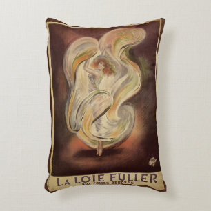 Coussins Décoratifs Art Nouveau vintage, La Loie Fuller danseuse moder