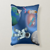 Coussins Décoratifs Astronaut dans l'espace Galaxie Thème (Devant(Vertical))