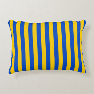 Coussins Décoratifs Asturias drapeau de la Suède rayures jaune bleu mo