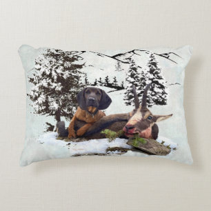 Coussins Décoratifs Aventure de chasse à la chèvre de montagne