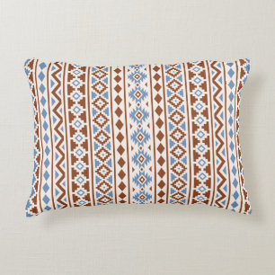 Coussins Décoratifs Aztec Essence Vertical Ptn II Crème Bleue Rouille