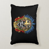 Coussins Décoratifs Aztec Skull Warrior (Devant(Vertical))