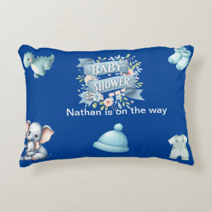 Coussins Décoratifs Baby shower pour un garçon