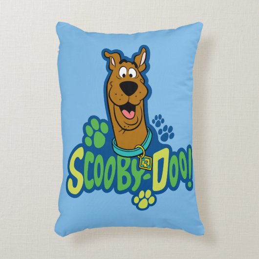 Coussins Décoratifs Badge de caractère Empreinte de patte Scooby-Doo (Devant(Vertical))