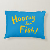 Coussins Décoratifs Baisers de poissons de maman et de bébé (Dos)