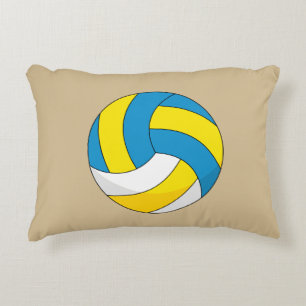 Coussins Décoratifs Balle de volley-ball en dessin