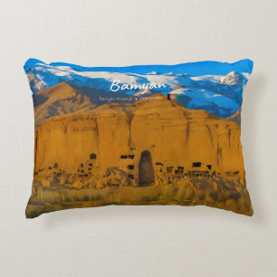 Coussins Décoratifs Bamyan, Afghanistan - Vallée de la falaise de Boud