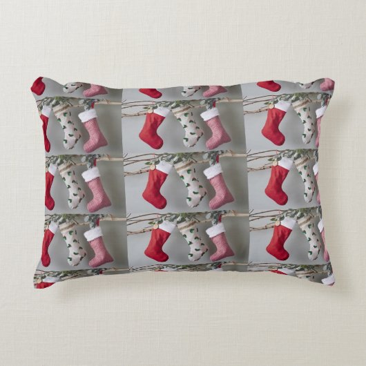 COUSSINS DÉCORATIFS BAS DE NOËL (Devant)
