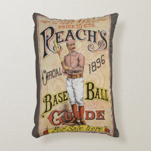 Coussins Décoratifs Base-ball sportif vintage, illustration de la couv