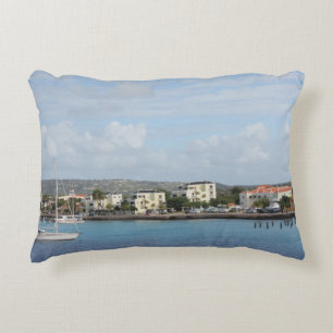 Coussins Décoratifs Bateaux à voile du port de Bonaire Kralendijk