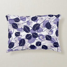 Batik Purple Feuilles et vignes Motif d'illustrati