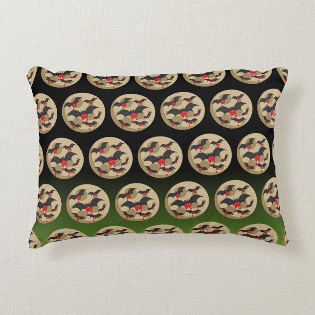 Coussins Décoratifs Battes Vampire de Ketchup (Devant)