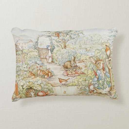 Coussins Décoratifs Béatrix classique Potter Pierre le lapin (Devant)