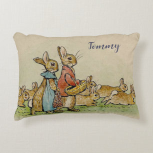 Coussins Décoratifs Beatrix Potter Nom personnalisé