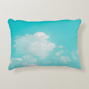 Coussins Décoratifs Beau ciel bleu et nuages avec lumière naturelle