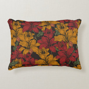 Coussins Décoratifs Beau motif floral sans couture arrière - plan. Tr
