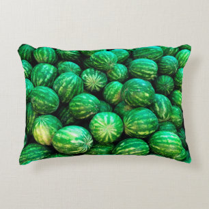 Coussins Décoratifs Beaucoup de pastèques sur le marché arrière - p