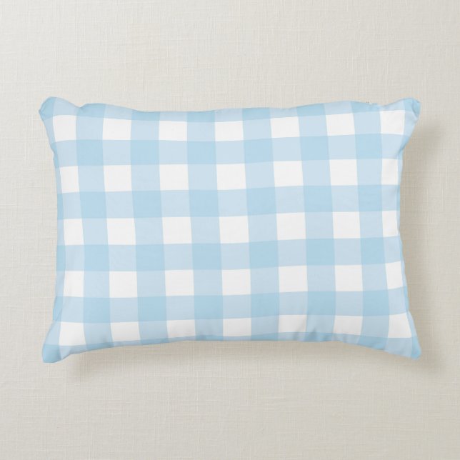 Coussins Décoratifs Bébé bleu Plaid (Devant)