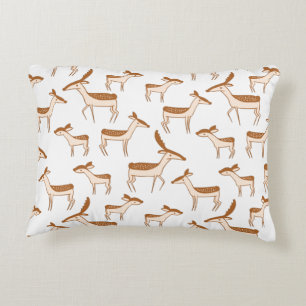 Coussins Décoratifs Bébé mignon cerf et famille