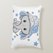Coussins Décoratifs Bébé mignon éléphant garçon (Dos(Vertical))