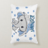 Coussins Décoratifs Bébé mignon éléphant garçon (Devant(Vertical))