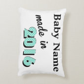 Coussins Décoratifs Bébé Personnalisé Fabriqué En 2016 (Dos(Vertical))