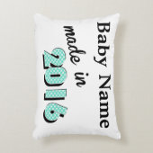 Coussins Décoratifs Bébé Personnalisé Fabriqué En 2016 (Devant(Vertical))